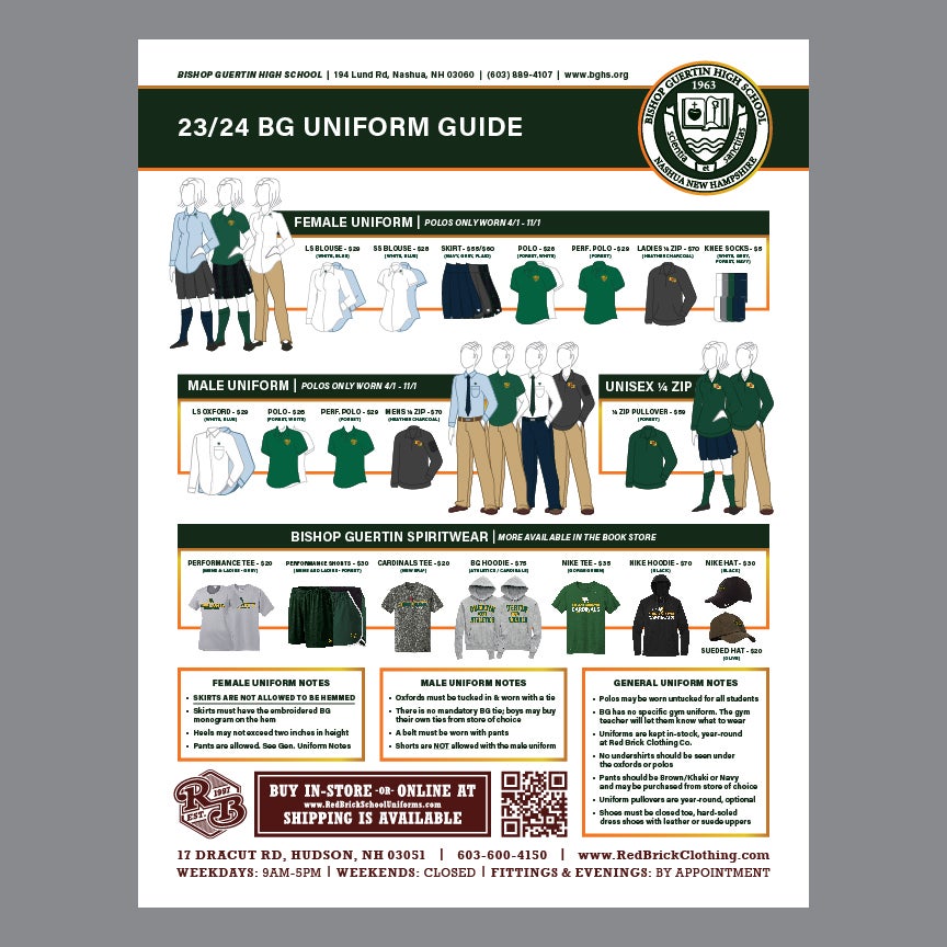 Uniform Buying Guide